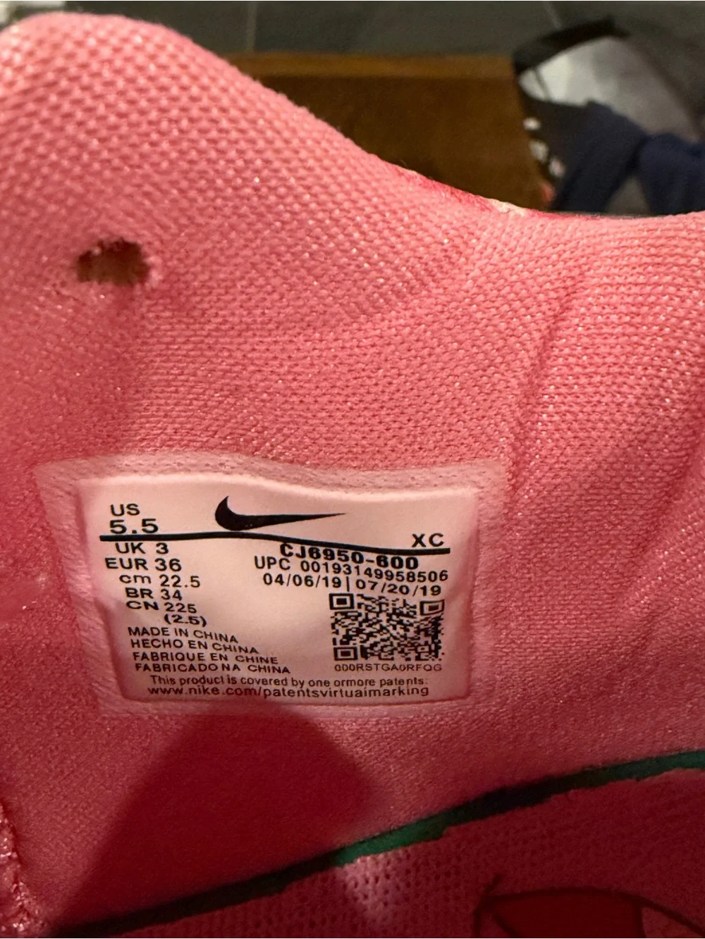 Nike Kyrie 5 Patrick Star SpongeBob Pink Basketball Shoes CJ6950‑600 Womens 5.5